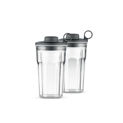 the Boss To Go™ Blenders in Brushed Aluminium two on-the-go tumblers