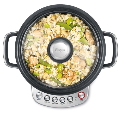the Risotto Plus™ Kocher in Silber anbratfunktion