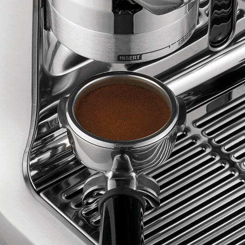 the Oracle™ Touch Espresso in Geborsteld roestvrij staal NAUWKEURIGE WATERTEMPERATUUR