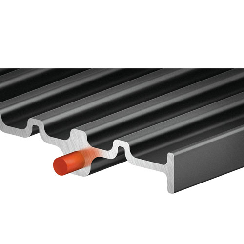 the Smart Grill™ Pro Grill en Acero inoxidable cepillado diseño de placas con element IQ®