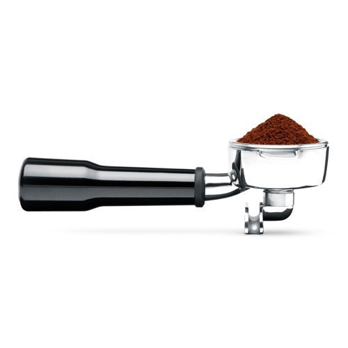 the Smart Grinder Pro Coffee Grinder in Brushed Stainless Steel dosing iq
