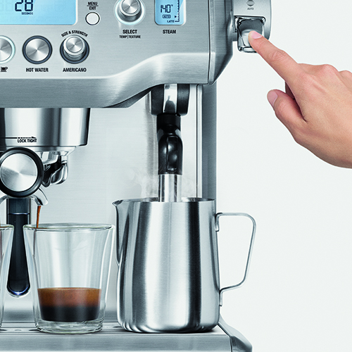 the Oracle™ Espresso in Brushed Stainless Steel one touch americano