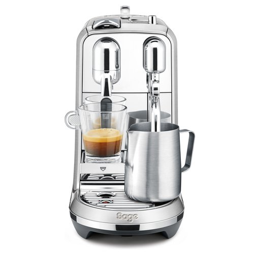 Creatista™ Plus Nespresso in Brushed Stainless Steel create café quality micro-foam