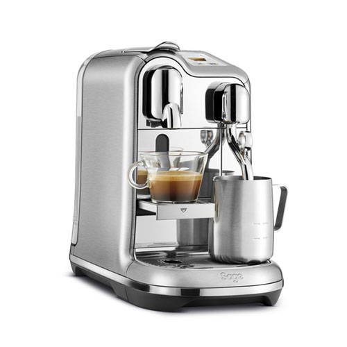the Creatista™ Pro brushed stainless steel 2 CAPPUCCINOS IN 75 SECONDS