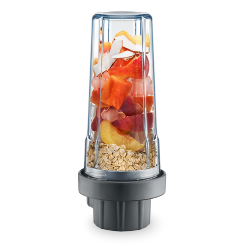 the Super Q™ Blender in Brushed Stainless Steel personal blender attachment