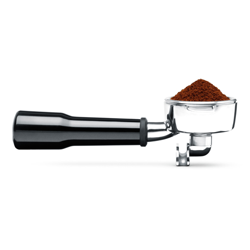 the Dose Control Pro Coffee Grinder in Silver grinding mechanism