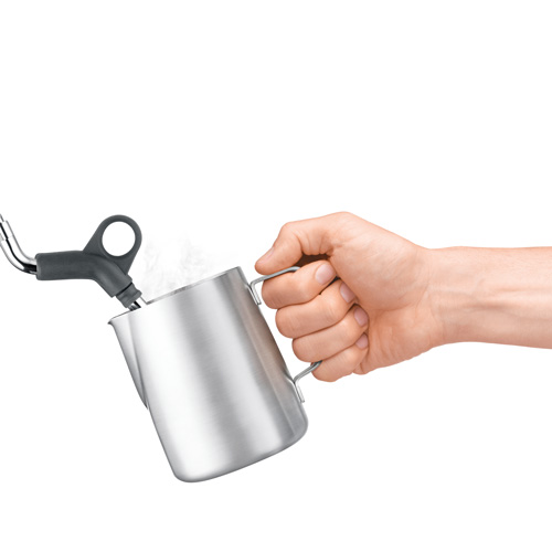 the Duo-Temp™ Pro Espresso in Brushed Stainless Steel micro-foam milk texturing