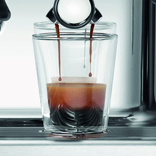 the Barista Pro™ Espresso in Brushed Stainless Steel precise espresso extraction