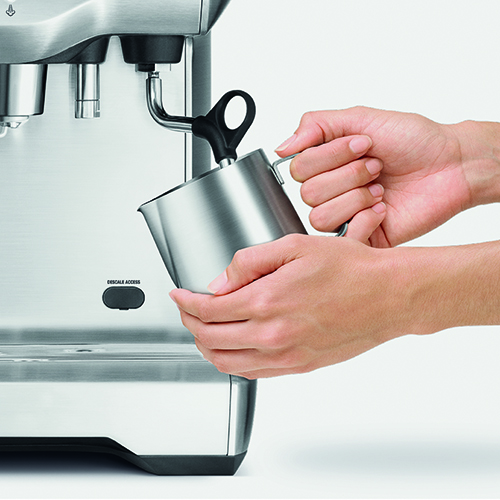 the Dual Boiler™ Espresso in Brushed Stainless Steel flexible shot control