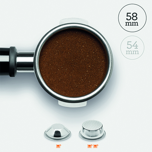 the Oracle™ Espresso in Brushed Stainless Steel flexible shot control