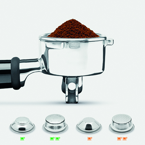 the Bambino® Plus Espresso in Brushed Stainless Steeel low pressure pre-infusion