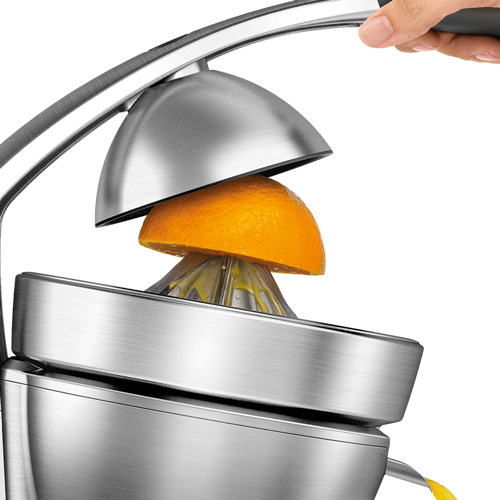 the Citrus Press™ Pro Juicers in Silver acid resistant die-cast cone