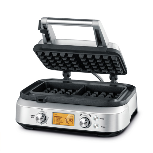 the Smart Waffle™ Pro Waffle Maker in Stainless Steel non-stick surface