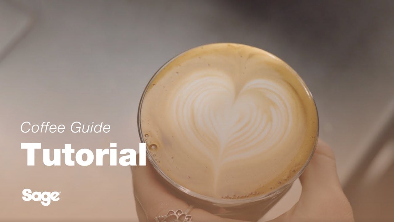 Breville coffee guide tutorial - How to create latte art: the heart